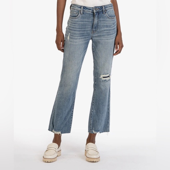 Kut from the Kloth Denim - Kut From The Kloth Kelsey Fab Ab Ankle Flare High Rise Jean